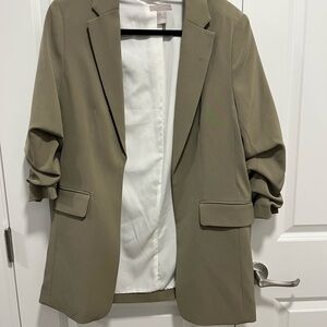 Women's Tan Oversized Blazer